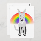 Mijn Moon Dog en Regenboog, Briefkaart (Voorkant / Achterkant)