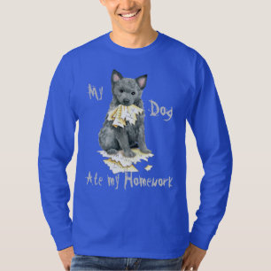 Mijn Mudi Ate Mijn thuiswerk T-Shirt