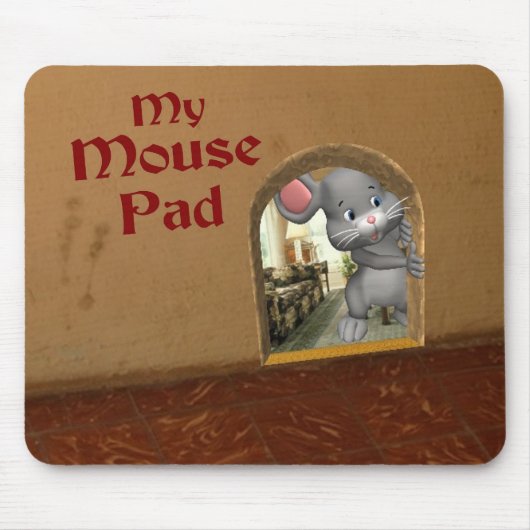 Mijn Muismat Pun Funny Play on Wordmousepad (Voorkant)