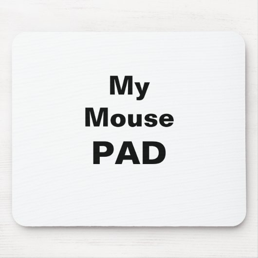 Mijn Muismat Typografie (Voorkant)