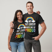Mijn muizenneef maakt me zo'n proud lgbt maand bro t-shirt (Unisex)