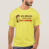 Mijn Mullet je moeder Mijn Camaro T-shirt (Voorkant)