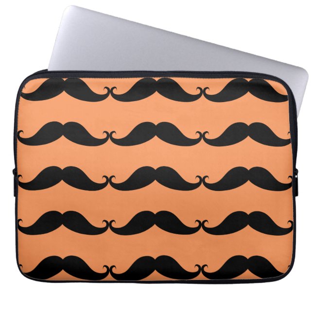 Mijn Mustache Laptop Sleeve (Voorkant)