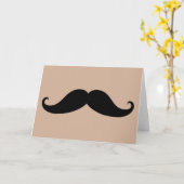 Mijn Mustache Wenskaart Kaart (Gele Bloem)