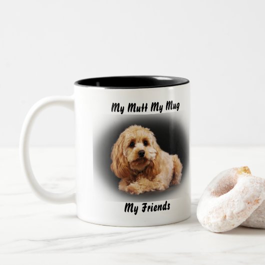 Mijn Mutt Mijn Mok Mijn Vrienden. (Met donut)