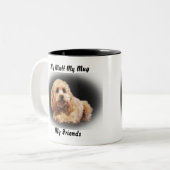 Mijn Mutt Mijn Mok Mijn Vrienden. (Voorkant links)