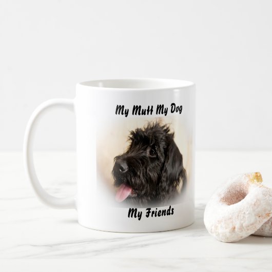 Mijn Mutt Mijn Mok Mijn Vrienden. (Met donut)