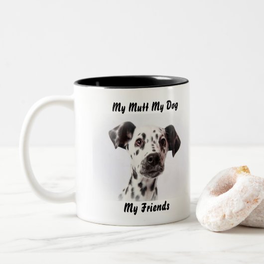 Mijn Mutt Mijn Mok Mijn Vrienden. (Met donut)