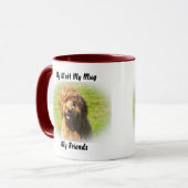 Mijn Mutt Mijn Mok Mijn Vrienden. (Voorkant links)