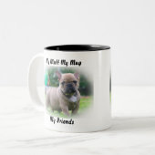 Mijn Mutt Mijn Mok Mijn Vrienden. (Voorkant links)