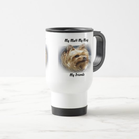 Mijn Mutt Mijn Mok Mijn Vrienden. (Voorkant rechts)