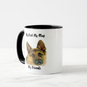 Mijn Mutt Mijn Mok Mijn Vrienden. (Voorkant links)