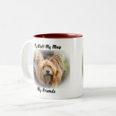 Mijn Mutt Mijn Mok Mijn Vrienden. (Voorkant links)