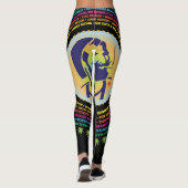 Mijn muziek Leggings (Achterkant)