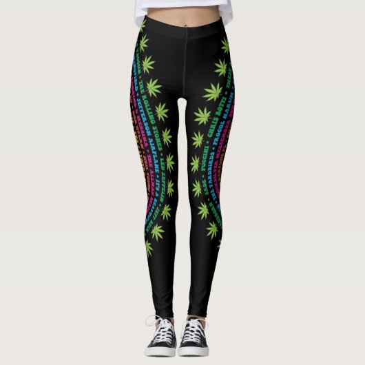 Mijn muziek Leggings (Voorkant)