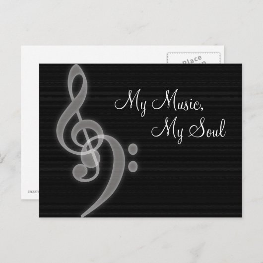 Mijn muziek, mijn Briefkaart (Voorkant / Achterkant)