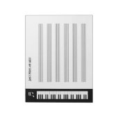 Mijn muziek - Musicians Impromptu Notitieblok (Linkerzijde)