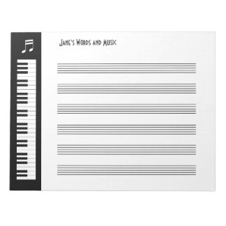 Mijn muziek - Musicians Impromptu Notitieblok