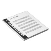 Mijn muziek - Muzikanten ongevraagd Notitieblok (S (Schuin)