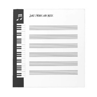 Mijn muziek - Muzikanten ongevraagd Notitieblok (S