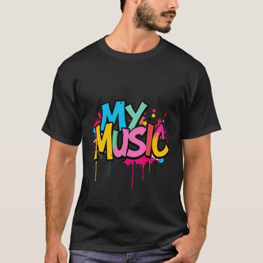 MIJN MUZIEK T-SHIRT (Voorkant)