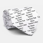 Mijn muziekdocent kan uw muziekdocent doden, maar stropdas (Opgerold)