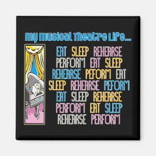 Mijn muzikale bioscoop leven magneet