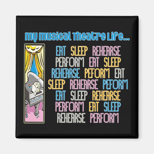 Mijn muzikale bioscoop leven magneet (Voorkant)