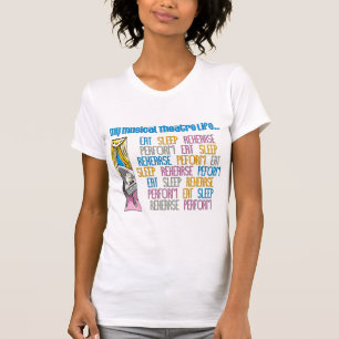 Mijn muzikale theaterleven Womens Lite T-Shirt