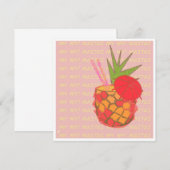 Mijn My Mai Tai Note Kaart (Voorkant / Achterkant)