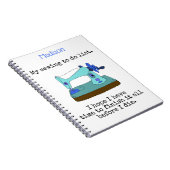 Mijn naaiwerk... met jouw naam notitieboek (Rechterzijde)