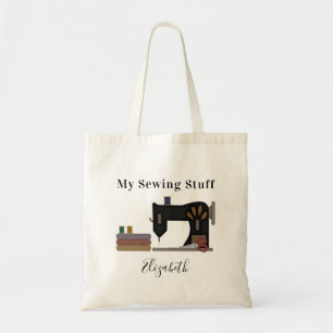 Mijn naaiwerk Quilter Stitcher Primitive Tote Bag