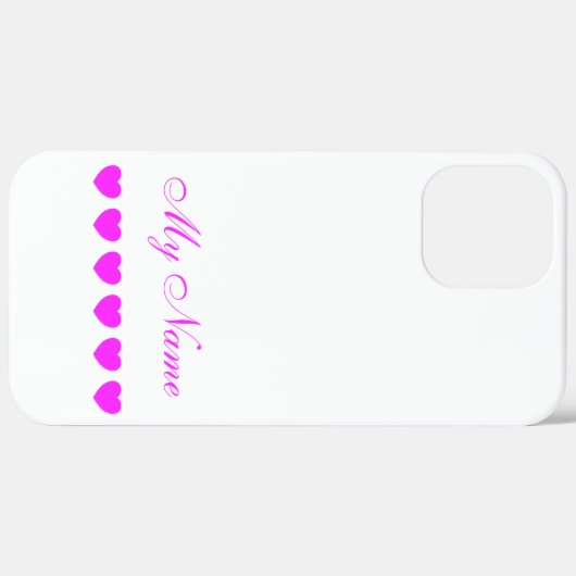 Mijn naam, aangepaste sjabloon Case-Mate iPhone case (Achterkant / Rechts)