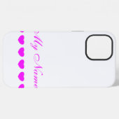 Mijn naam, aangepaste sjabloon iPhone hoesje (Achterkant horizontaal)