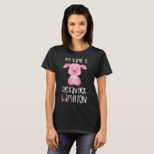 Mijn naam is Alexander Hamilton Pig T-shirt (Voorkant volledig)