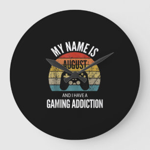 Mijn naam is augustus en ik heb een gamingtoevoegi grote klok