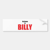 Mijn naam is Billy Bumpersticker (Voorkant)