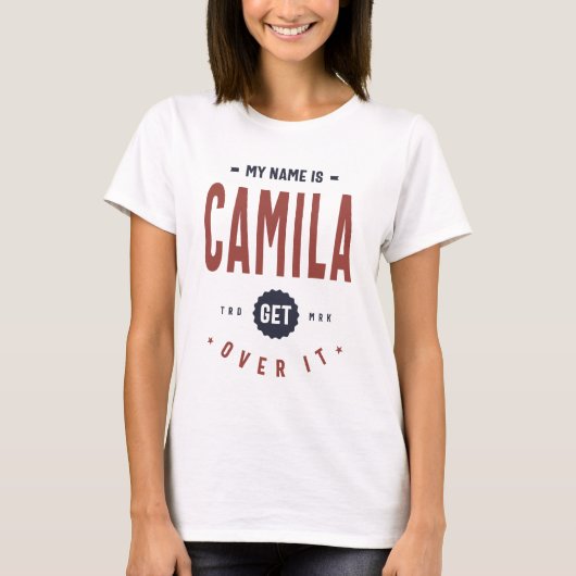Mijn naam is Camila... T-shirt (Voorkant)