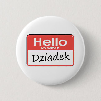 Mijn naam is Dziadek Ronde Button 5,7 Cm