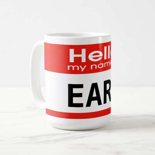 Mijn naam is Earl Personalize Mok (Voorkant links)