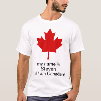 Mijn naam is en ik ben Canadees T-shirt