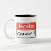 Mijn naam is Grammie Tweekleurige Koffiemok (Links)