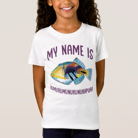 Mijn naam is Humuhumunukunukapuaa T-shirt (Voorkant)