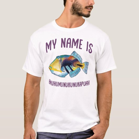 Mijn naam is Humuhumunukunukapuaa T-shirt (Voorkant)