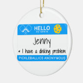 Mijn naam is | Ik heb een duister probleem | Pickl Keramisch Ornament (Links)