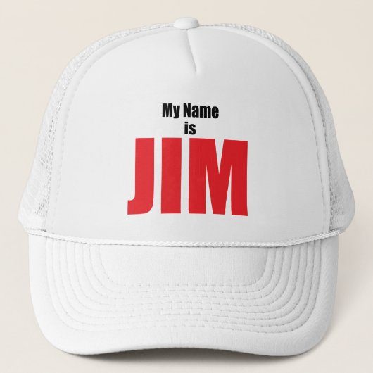 Mijn naam is Jim Trucker Pet (Voorkant)