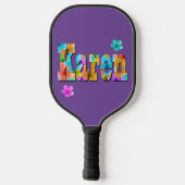 Mijn naam is Karen, Pickleball Paddle (Achterkant)
