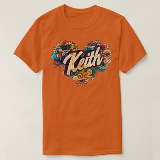 Mijn naam is Keith T-shirt (Design voorkant)
