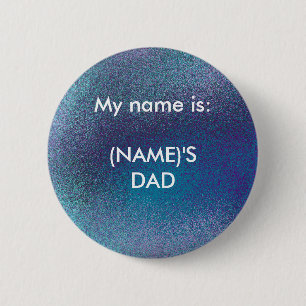 Mijn naam is - knoop ronde button 5,7 cm