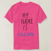 Mijn naam is Lillian T-shirt (Design voorkant)